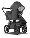 Bugaboo Carrozzina e Passeggino Bugaboo Donkey 3 Mono - Telaio Nero+ Rivestimento Nero Delavé+Cappottina Nero Delavé - Si converte in doppio in soli 3 click! Passeggini Gemellari