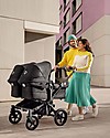 Bugaboo Carrozzina/Passeggino Donkey 5 Mineral Mono Completo - Nero/Antracite - Si Converte in Gemellare in Soli 3 Click! Passeggini Gemellari