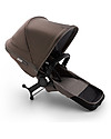 Bugaboo Kit di Conversione Duo Completo per Carrozzina Passeggino Bugaboo Donkey 3 Mono - Telaio Nero+Rivestimento Nero+Cappottina Mineral Tortora Accessori Vari