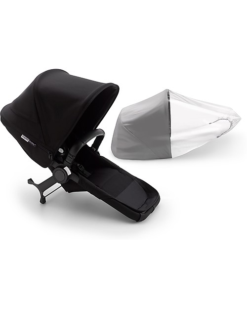 Bugaboo Kit di Conversione Duo Completo per Carrozzina Passeggino Bugaboo Donkey 3 Mono - Telaio Nero+Rivestimento Nero+Cappottina Nero Accessori Vari