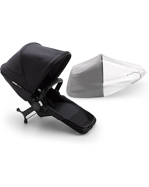 Bugaboo Kit di Conversione Duo Completo per Carrozzina Passeggino Bugaboo Donkey 3 Mono - Telaio Nero+Rivestimento Nero Delavé+Cappottina Nero Delavé Accessori Vari