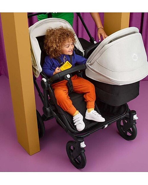 Bugaboo Kit di Conversione Duo Completo per Carrozzina Passeggino Donkey 5 Mono - Nero Passeggini Gemellari