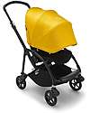 Bugaboo OUTLET - Bugaboo Bee 6 - Passeggino dalla Nascita ai 4 Anni - Telaio Nero+Rivestimento Giallo - Massima Manovrabilità in Città - Pezzo di Showroom Passeggini Leggeri