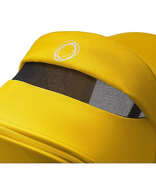 Bugaboo OUTLET - Bugaboo Bee 6 - Passeggino dalla Nascita ai 4 Anni - Telaio Nero+Rivestimento Giallo - Massima Manovrabilità in Città - Pezzo di Showroom Passeggini Leggeri