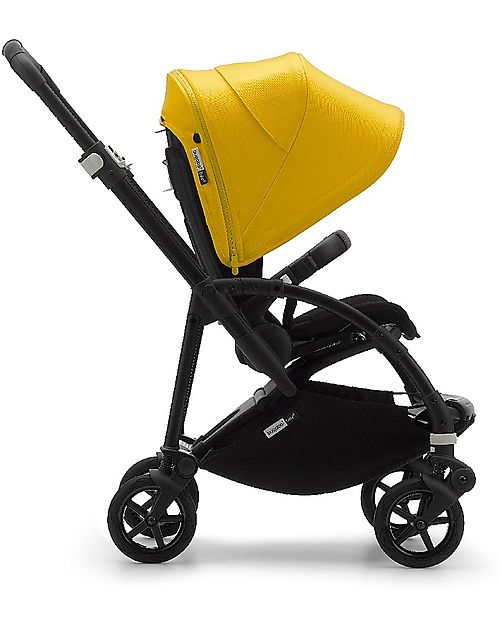 Bugaboo OUTLET - Bugaboo Bee 6 - Passeggino dalla Nascita ai 4 Anni - Telaio Nero+Rivestimento Giallo - Massima Manovrabilità in Città - Pezzo di Showroom Passeggini Leggeri