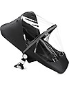 Bugaboo Parapioggia Hi-tech per Passeggino Bugaboo Fox o Cameleon - Nero - Senza PVC! Parapioggia