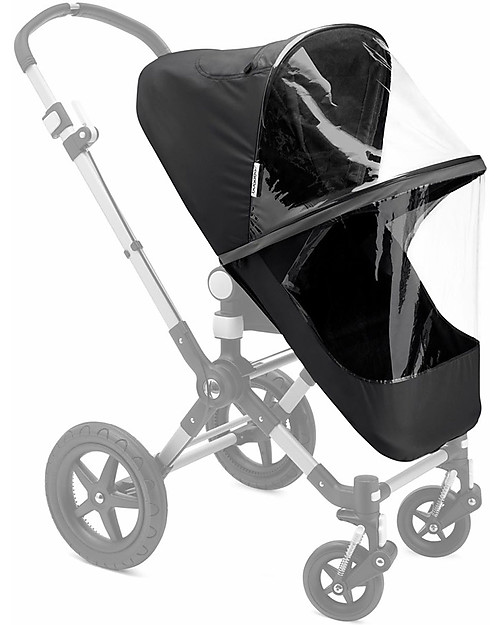 Bugaboo Parapioggia Hi-tech per Passeggino Bugaboo Fox o Cameleon - Nero - Senza PVC! Parapioggia