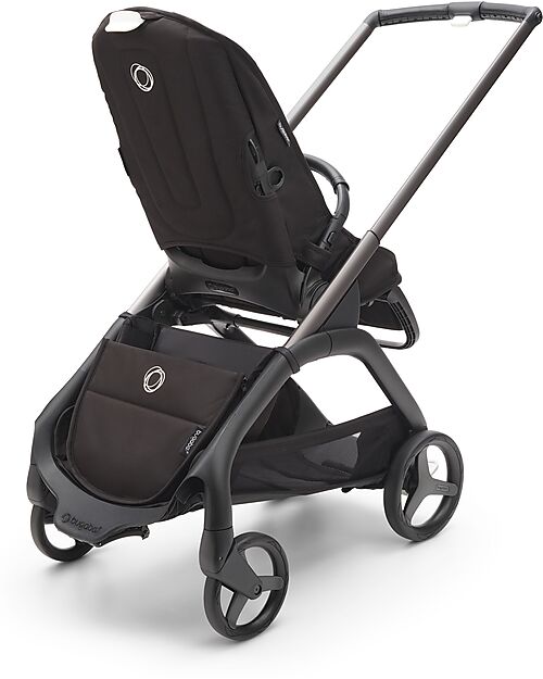 Bugaboo Passeggino Base  Bugaboo Dragonfly - Telaio e Seduta - Graphite Midnight Black - Ultracompatto dalla Nascita ai 15kg Passeggini Classici