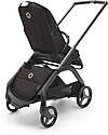 Bugaboo Passeggino Base  Bugaboo Dragonfly - Telaio e Seduta - Graphite Midnight Black - Ultracompatto dalla Nascita ai 15kg Passeggini Classici