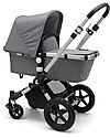 Bugaboo Passeggino Bugaboo Cameleon 3 Plus Con Seduta e Navicella - Telaio Alluminio + Rivestimento Grigio Melange - Il più versatile! Passeggini Classici