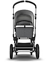 Bugaboo Passeggino Bugaboo Cameleon 3 Plus Con Seduta e Navicella - Telaio Alluminio + Rivestimento Grigio Melange - Il più versatile! Passeggini Classici