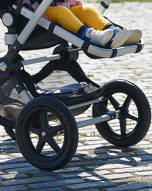 Bugaboo Passeggino Bugaboo Cameleon 3 Plus Con Seduta e Navicella - Telaio Alluminio + Rivestimento Grigio Melange - Il più versatile! Passeggini Classici