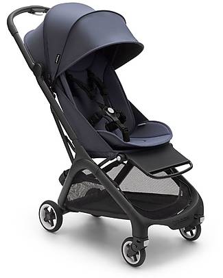Bugaboo Passeggino Completo Bugaboo Butterfly - Nero/Blu - Fino a 22 Kg - Ultracompatto Si Chiude in 1 Secondo Passeggini Leggeri