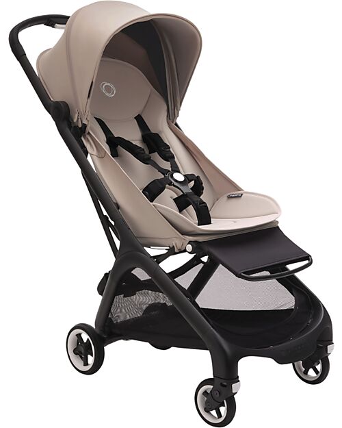 Bugaboo Passeggino Leggero Bugaboo Butterfly - Nero/Desert Taupe - Ultracompatto Si Chiude in 1 Secondo Passeggini Leggeri