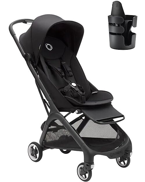 Bugaboo Passeggino Leggero Bugaboo Butterfly - Nero - Portabevande in Omaggio Passeggini Leggeri