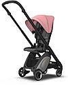 Bugaboo Passeggino Ultra-compatto Bugaboo Ant - Telaio Nero + Rivestimento Grigio Melange/Rosa Passeggini Classici