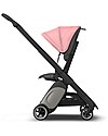 Bugaboo Passeggino Ultra-compatto Bugaboo Ant - Telaio Nero + Rivestimento Grigio Melange/Rosa Passeggini Classici