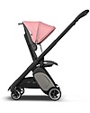 Bugaboo Passeggino Ultra-compatto Bugaboo Ant - Telaio Nero + Rivestimento Grigio Melange/Rosa Passeggini Classici
