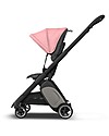 Bugaboo Passeggino Ultra-compatto Bugaboo Ant - Telaio Nero + Rivestimento Grigio Melange/Rosa Passeggini Classici