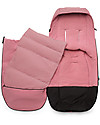 Bugaboo Sacco a Pelo Invernale Hi-Tech Universale per Passeggino Bugaboo - Evening Pink - con Piumino Extra Interno! Sacchi Passeggino