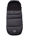 Bugaboo Sacco a Pelo Invernale Hi-Tech Universale per Passeggino Bugaboo - Midnight Black - con Piumino Extra Interno! Sacchi Passeggino