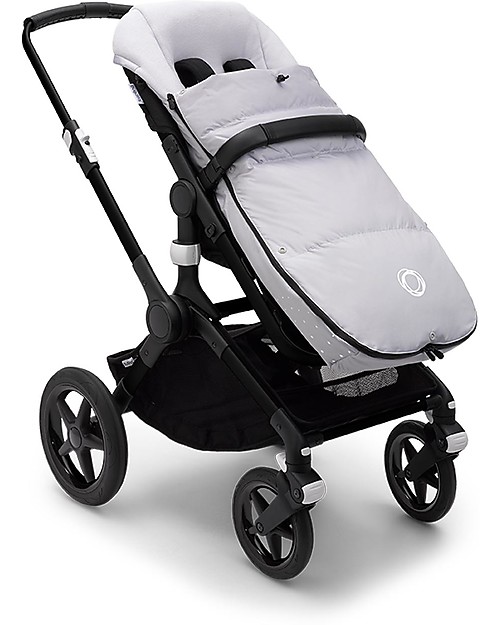 Bugaboo Sacco a Pelo Invernale Hi-Tech Universale per Passeggino Bugaboo - Misty Grey - con Piumino Extra Interno! Sacchi Passeggino
