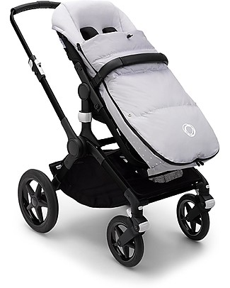 Bugaboo Sacco a Pelo Invernale Hi-Tech Universale per Passeggino Bugaboo - Misty Grey - con Piumino Extra Interno! Sacchi Passeggino