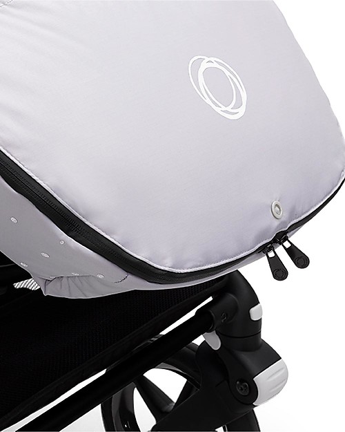 Bugaboo Sacco a Pelo Invernale Hi-Tech Universale per Passeggino Bugaboo - Misty Grey - con Piumino Extra Interno! Sacchi Passeggino