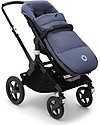 Bugaboo Sacco a Pelo Invernale Hi-Tech Universale per Passeggino Bugaboo - Seaside Blue - con Piumino Extra Interno! Sacchi Passeggino