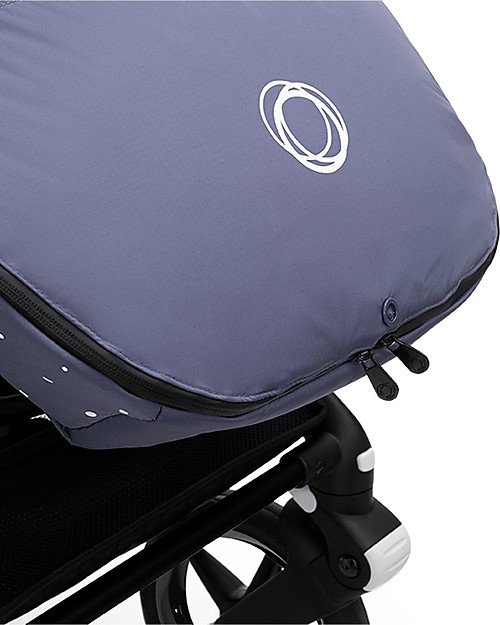 Bugaboo Sacco a Pelo Invernale Hi-Tech Universale per Passeggino Bugaboo - Seaside Blue - con Piumino Extra Interno! Sacchi Passeggino