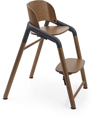 Bugaboo Sedia Evolutiva Giraffe - Grigio - Legno di Faggio FSC e Bio Plastica Sostenibile Seggioloni Pappa