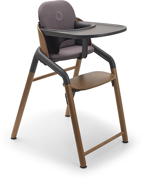Bugaboo Sedia Evolutiva Giraffe - Grigio - Legno di Faggio FSC e Bio Plastica Sostenibile Seggioloni Pappa