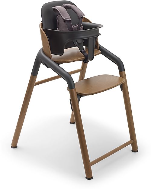 Bugaboo Sedia Evolutiva Giraffe - Grigio - Legno di Faggio FSC e Bio Plastica Sostenibile Seggioloni Pappa