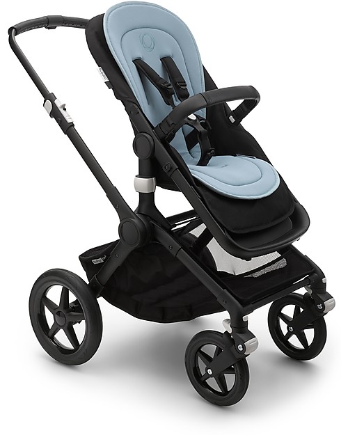 Bugaboo Seduta Traspirante Breezy per Passeggini Bugaboo - Azzurro Vapore - Tessuto mesh pique Cooldry® Materassini e Riduttori