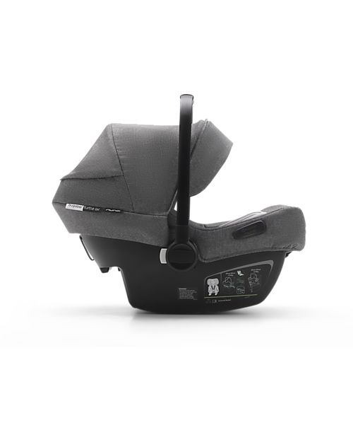 Bugaboo Seggiolino Auto Turtle Air - Grigio - Gruppo 0+ dalla Nascita ai 15 Mesi - Versione 2022 Aggiornata! Seggiolini Auto Gruppo 0+/1