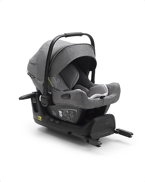 Bugaboo Seggiolino Auto Ultra-leggero Bugaboo Turtle Air by Nuna - Grigio Mélange - Dalla nascita! Seggiolini Auto Gruppo 0+/1