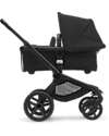 Bugaboo Set Completo Bugaboo Fox5 - Black Midnight Black - dalla Nascita ai 22kg Passeggini Trio e Duo