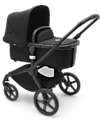 Bugaboo Set Completo Bugaboo Fox5 - Black Midnight Black - dalla Nascita ai 22kg Passeggini Trio e Duo