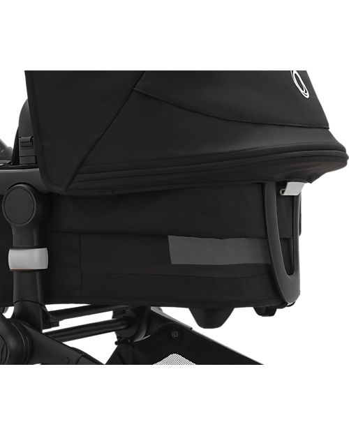 Bugaboo Set Completo Bugaboo Fox5 - Black Midnight Black - dalla Nascita ai 22kg Passeggini Trio e Duo