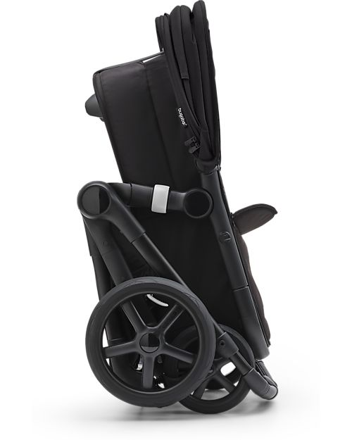 Bugaboo Set Completo Bugaboo Fox5 - Black Midnight Black - dalla Nascita ai 22kg Passeggini Trio e Duo