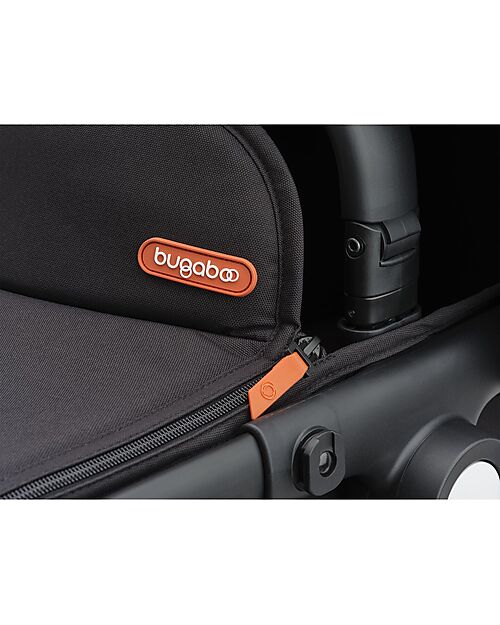 Bugaboo Set Completo Fox Cub - Black Midnight Black - dalla Nascita ai 22kg! Passeggini Trio e Duo