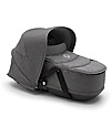 Bugaboo Trio Bee 6 Grigio Melange con Navicella e Seggiolino Auto Turtle Air Grigio Melange- Adattatori inclusi! Passeggini Trio e Duo