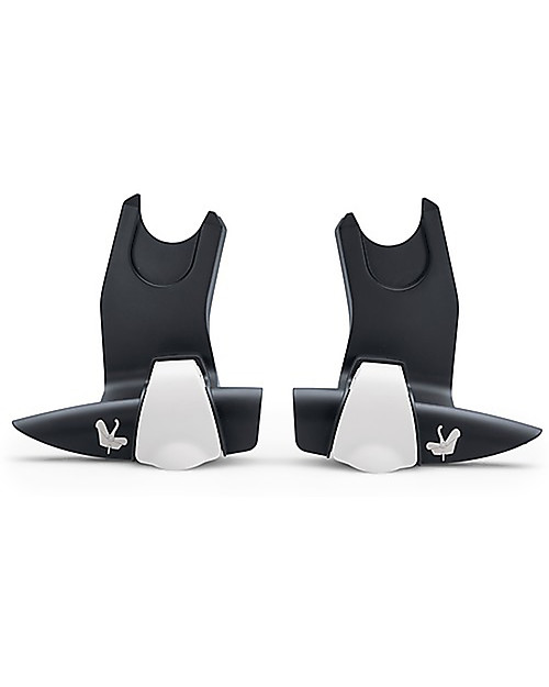 Bugaboo Trio Bee 6 Grigio Melange con Navicella e Seggiolino Auto Turtle Air Grigio Melange- Adattatori inclusi! Passeggini Trio e Duo