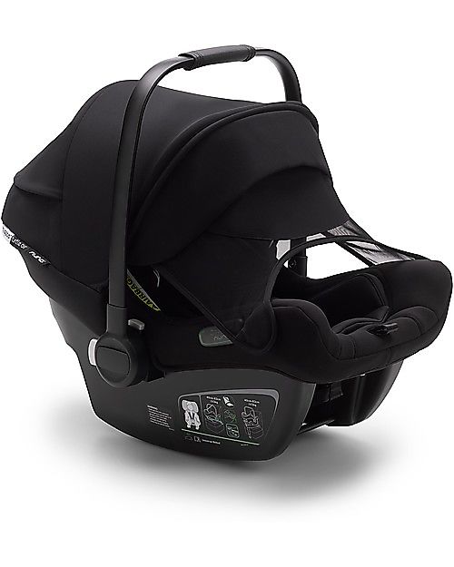 Bugaboo Trio Lynx Bugaboo con Navicella e Seggiolino Auto Turtle Air  Passeggini Trio e Duo