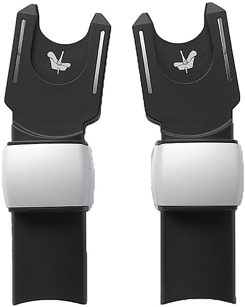 Bugaboo Trio Lynx Nero - Telaio Nero con Seggiolino Turtle Air Nero - Adattatori Inclusi! Passeggini Trio e Duo