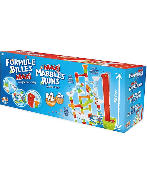 Buki Formula Biglie Maxi, Set Costruzioni - Alto 56 cm! Ottima idea regalo! Giochi di una Volta