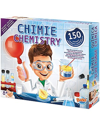 Buki Laboratorio di Chimica - 150 esperimenti con prodotti di uso quotidiano! Giochi STEM