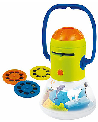 Buki Lampada 3 in 1 - Proiezione Animali, Luce Notturna e Torcia! Far finta di