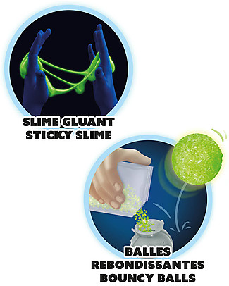 Buki Mega Flow&Glow - 15 Attività da fare al Buio! Giochi STEM