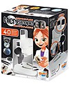 Buki Microscopio Binoculare 3D - contiene 40 Esperimenti! Giochi STEM